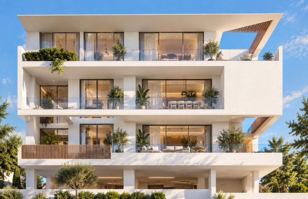Energy Efficient Hillside Luxury Living in Limassol