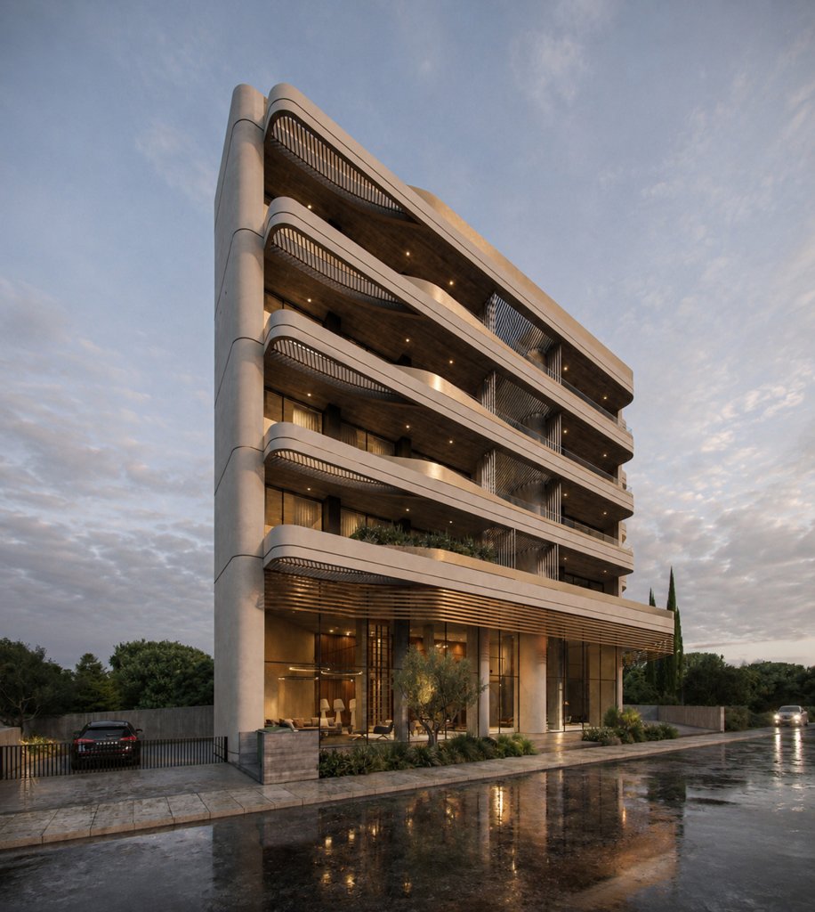 Modern Mixed-Use Development In Paralimni