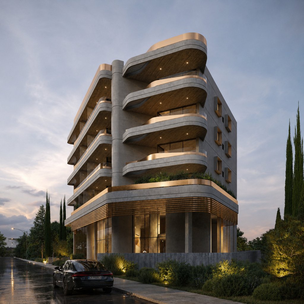 Modern Mixed-Use Development In Paralimni