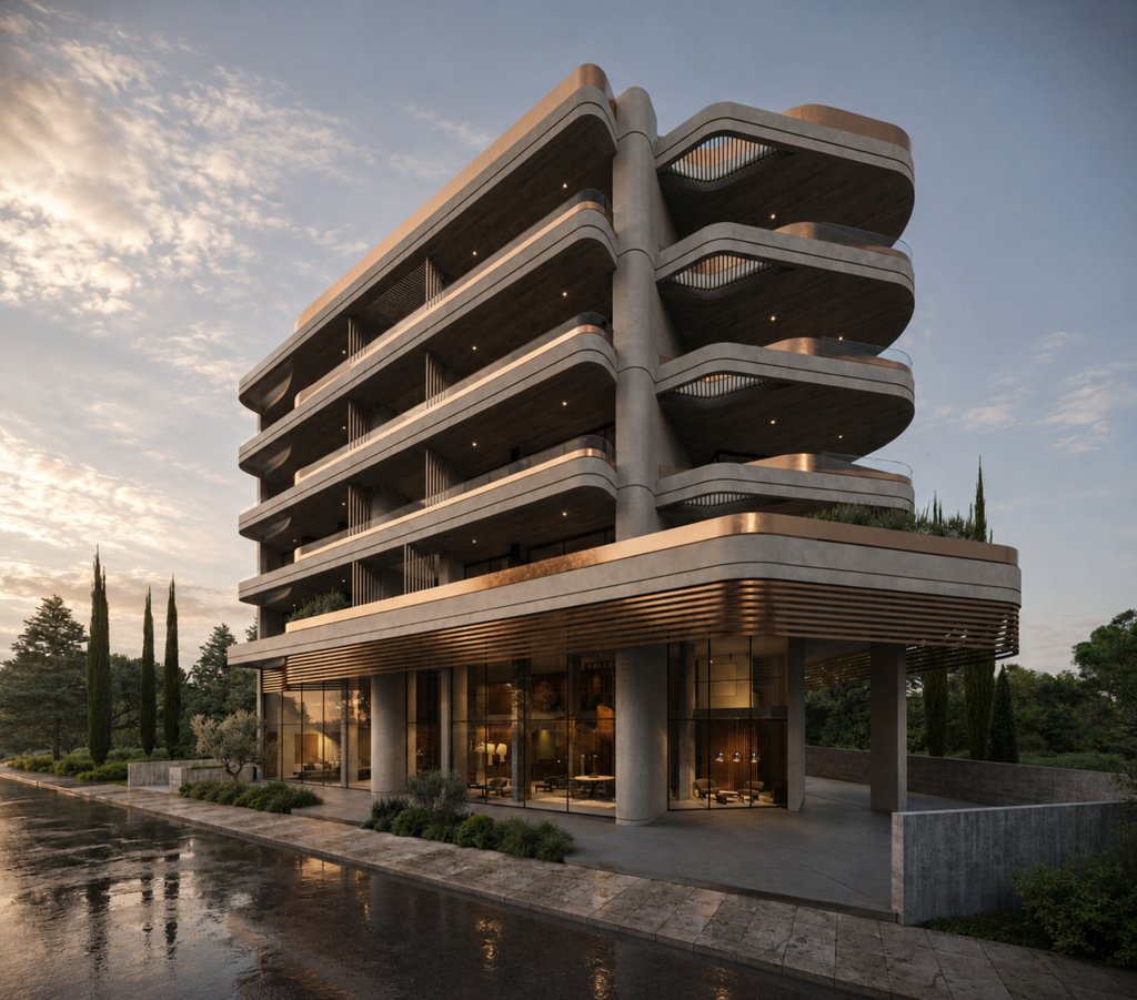 Modern Mixed-Use Development In Paralimni