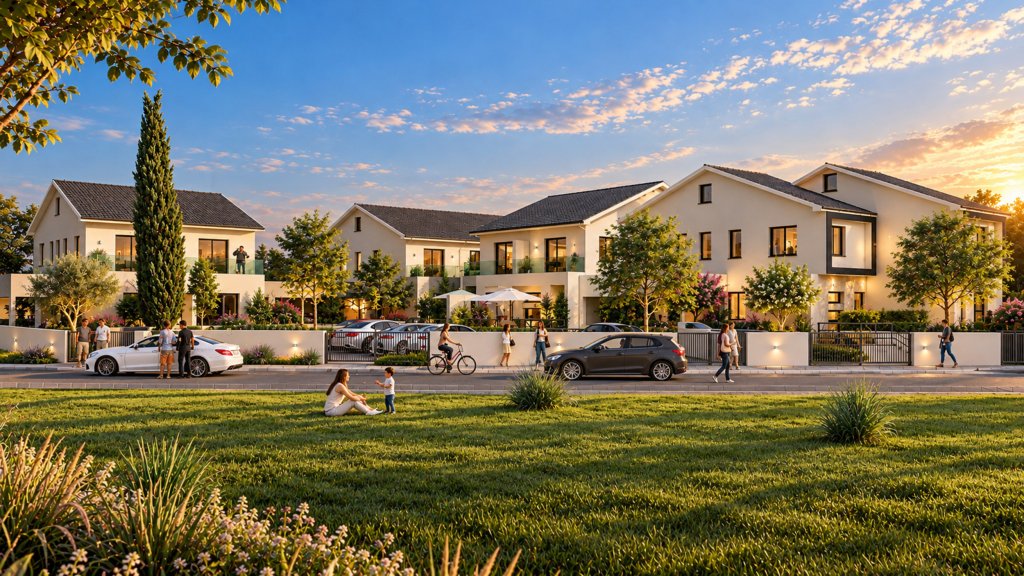 Contemporary Semi-Detached Villas in Avgorou