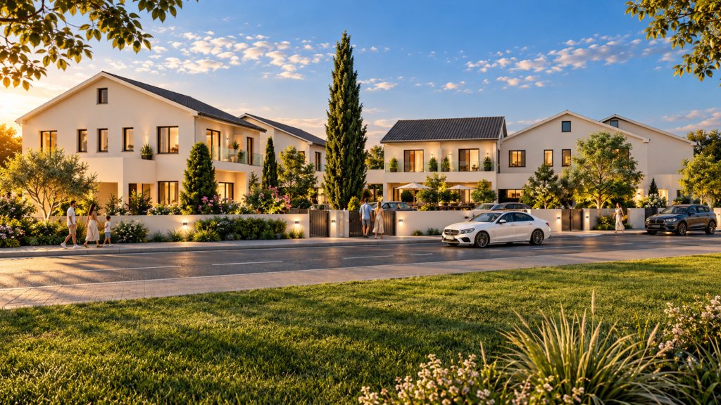 Contemporary Semi-Detached Villas in Avgorou