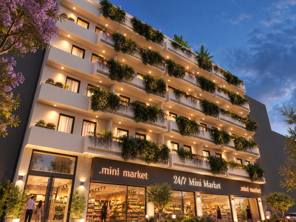 Modern One-Bedroom Apartments with Guaranteed Rental in Kallithea