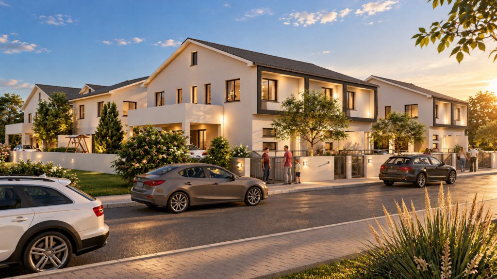 Contemporary Semi-Detached Villas in Avgorou