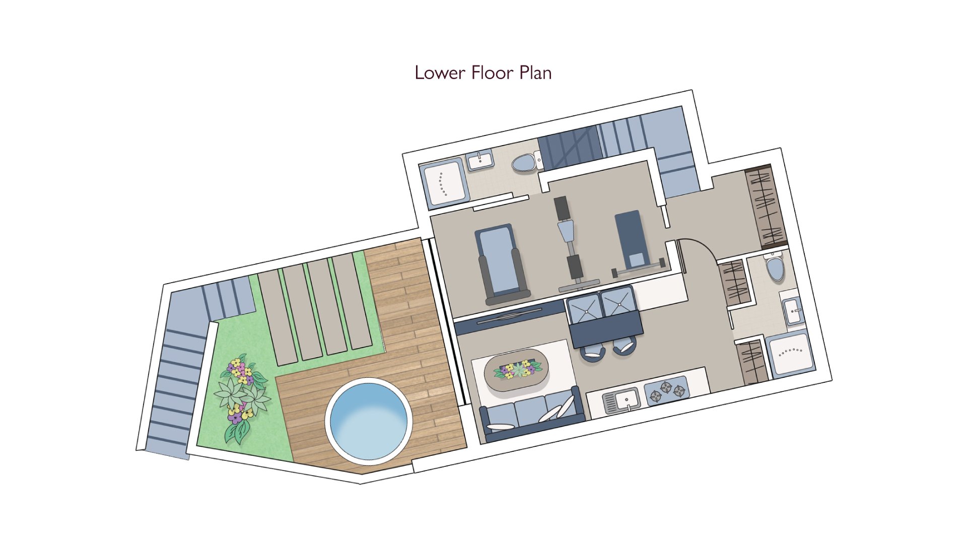 Villa 5 - Lower Floor