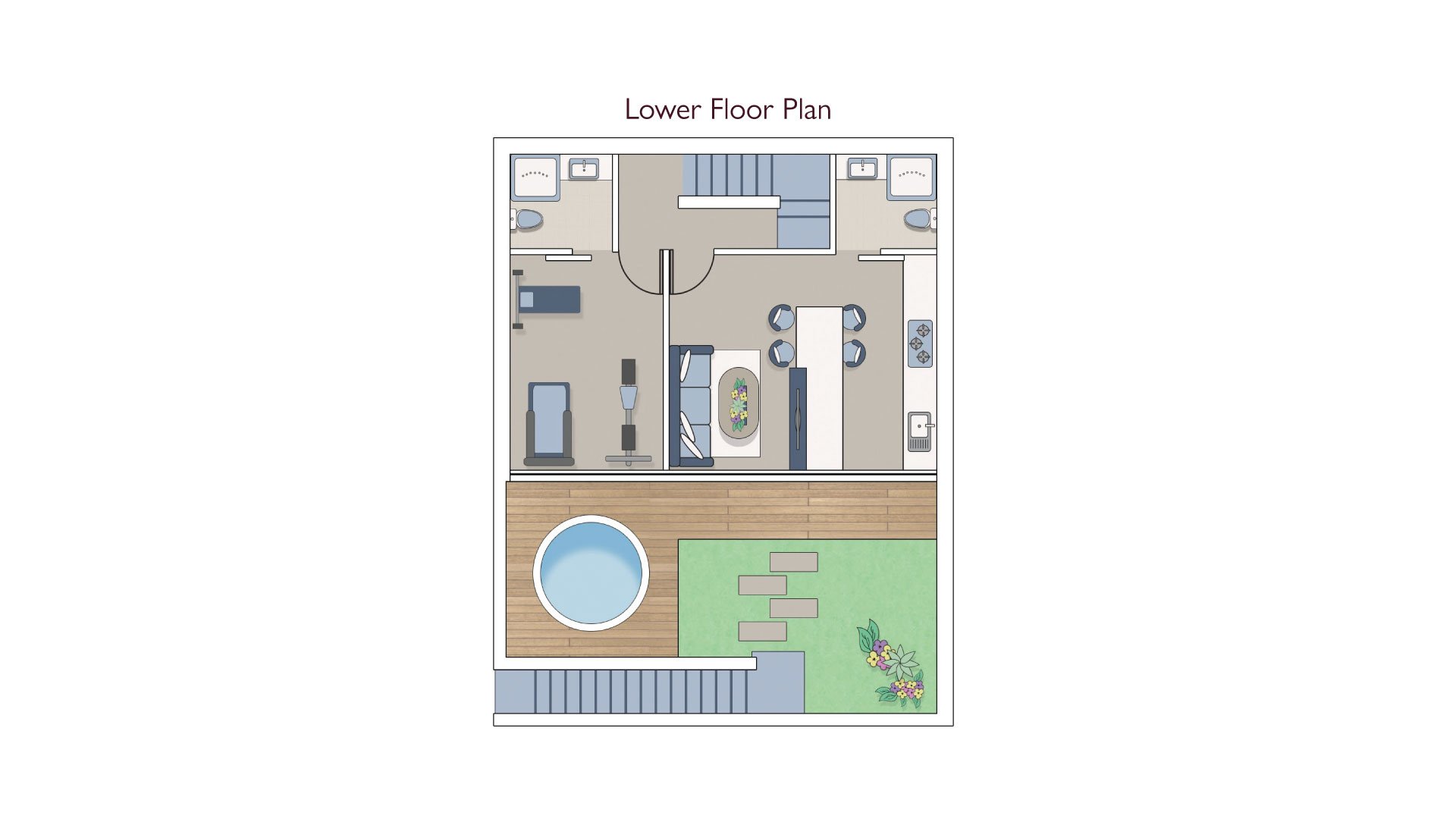 Villa 1 - Lower Floor