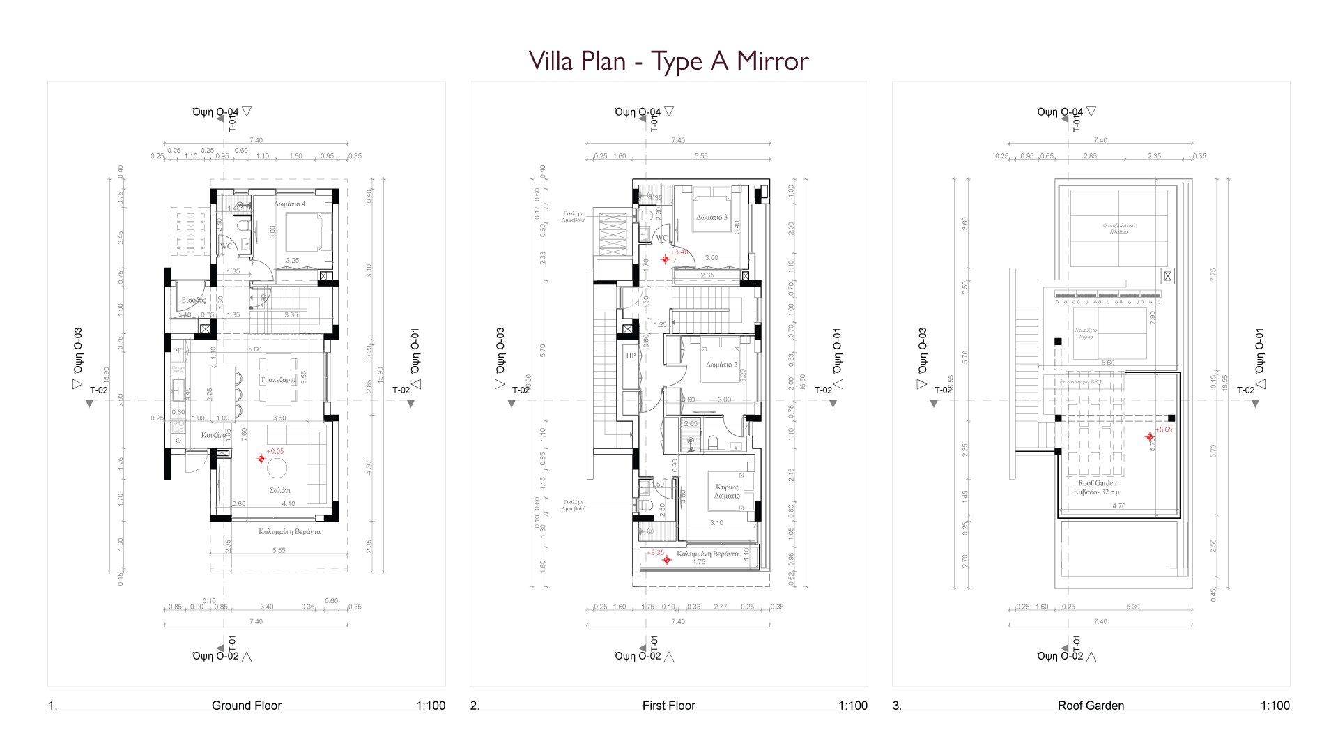 Villa Plan - Type A Mirror